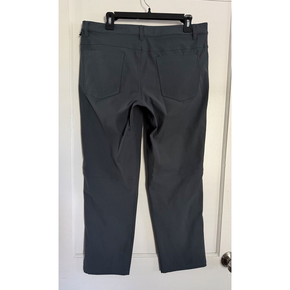 Lululemon ABC Slim Fit 5 Pocket Pants Men’s 34 Gray Warpstreme 27.75” Inseam